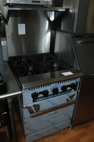 NEW Venancio 4 Burner Stove w/ Oven