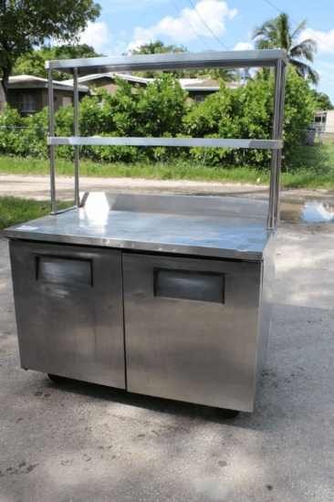 TWT-48 Work Top Freezer with Double Overshelf
