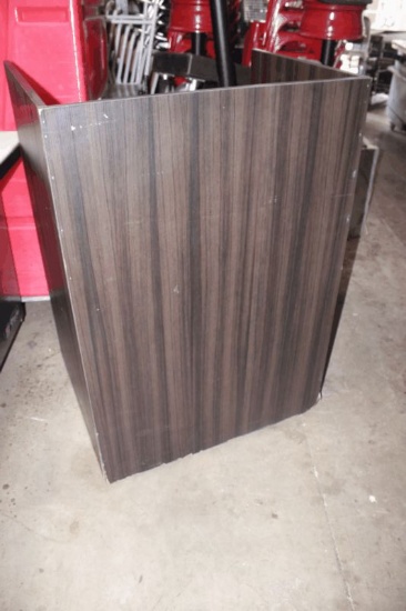 Brown Hostess Stand on Castors