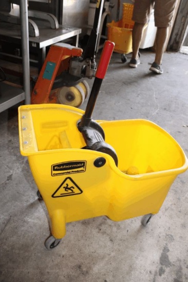 Rubbermaid Yellow Mop Bucket