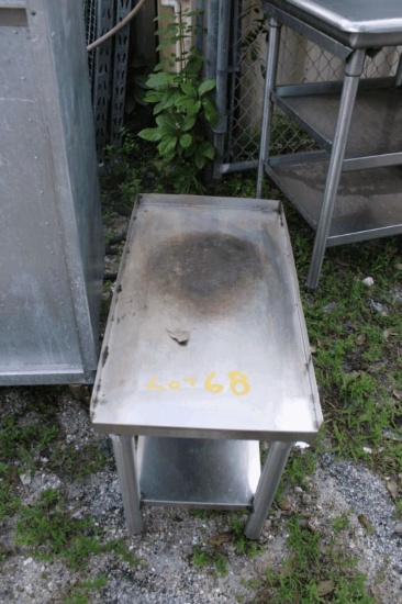 Stainless 15"x26" Equipment Stand