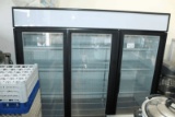 True 3 Door Glass Freezer