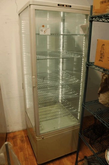 4 Sided Glass Door Display Cooler
