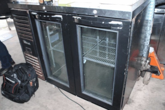 True TBR48-RISZ1-L-B-GG1 48" Glass Door Back Bar
