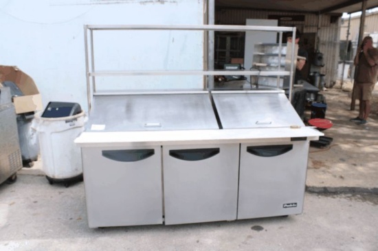 Padela 72" Mega Top with Dbl Overshelf