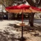 Cocktail Tables with 4 Umbrellas