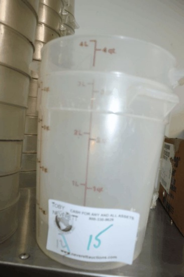 4qt Round Food Containers