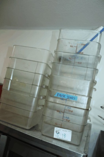 8qt Square Food Storage Containers