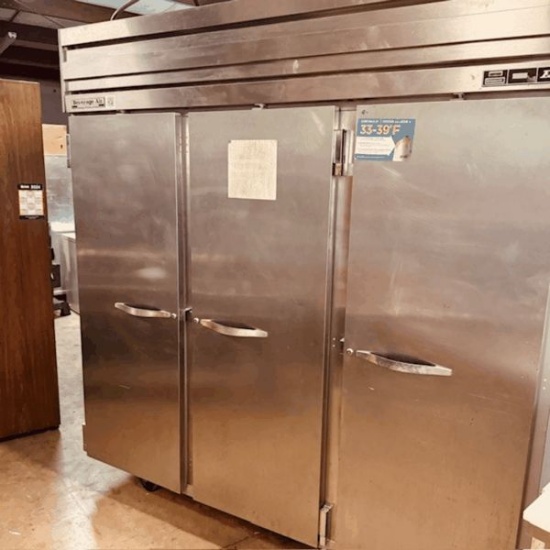 Beverage Air ER74-1AS Stainless 3 Door Cooler