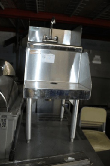 Prestige 15" Stainless Floor Model Hand Sink w/ Blender Station