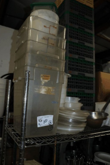 Assorted Sqaure & Round Food Storage Containers