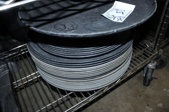 Assorted Non Stick Round Serving Trays