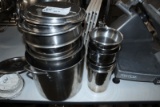 Assorted Stainless Inserts & Stock Pot