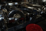 Polished & Gold Roll Top Chafer