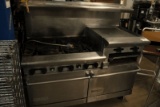 American Range 6 Burner with Dbl Oven & Raised 24