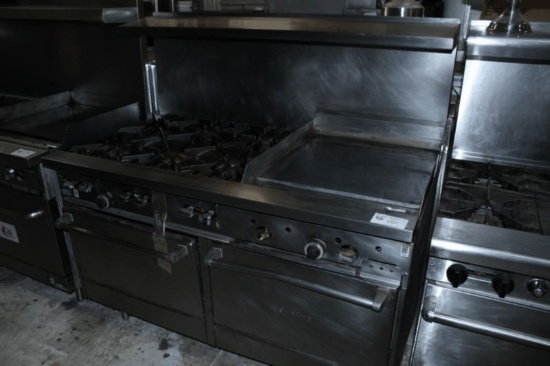 Sunfire 6 Burner Range with 24" Griddle & Dbl Oven