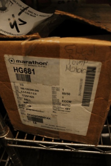 Marathon Gylcol Pump Motor