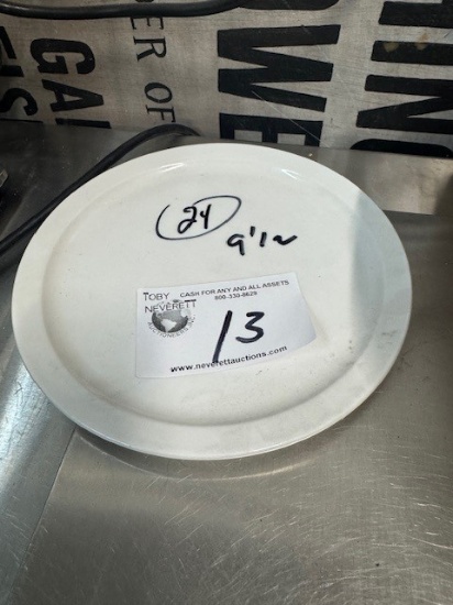 9.5" White Plates
