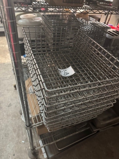 Stainless Wire Baskets 14"x20"