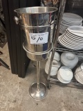Stainless Champagne Bucket with Stand