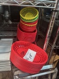 Assorted NEW Plastic Baskets
