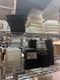 Large lot of Assorted Cambro Inserts