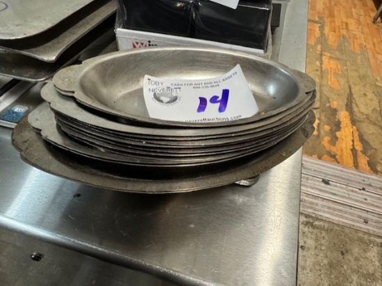 Assorted Stainless Augratin Dishes