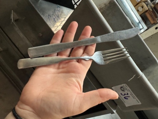 Matching 100 Forks & 100 Knives