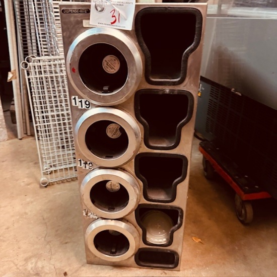 Cup Holder with Lid Slots