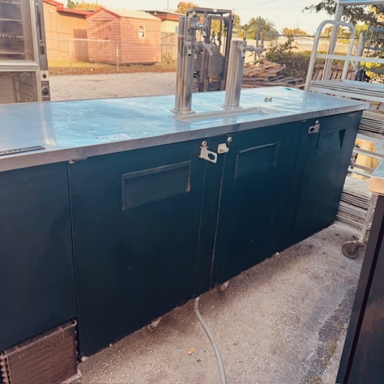 True 90" Keg Cooler