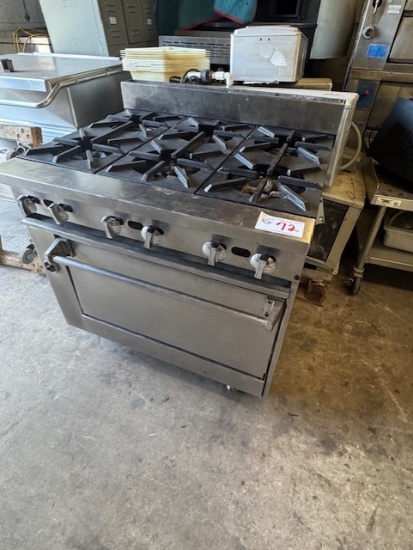 Jade 36" 6 Burner Range with Oven
