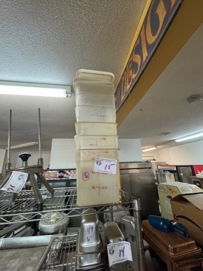 7.5Quart Food Storage Containers w Lid