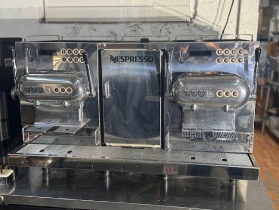 Double Station Nespresso Machine w/ Built in Cooler