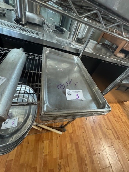 Full 1" Deep Stainless Inserts