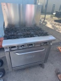 Asber 6 Burner Range w/ Oven