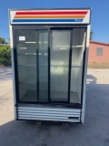 True 2 Door Glass Cooler