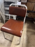 White & Leather Dinning Room Chairs
