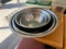 Assorted Large Stainless Mixing Bowls