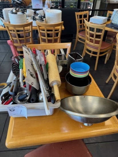 Table of Misc Utensils