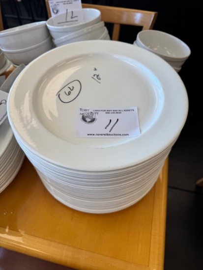 12" Mikasa White Plates