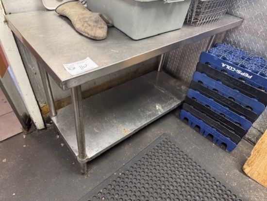24"x48' Stainless Table
