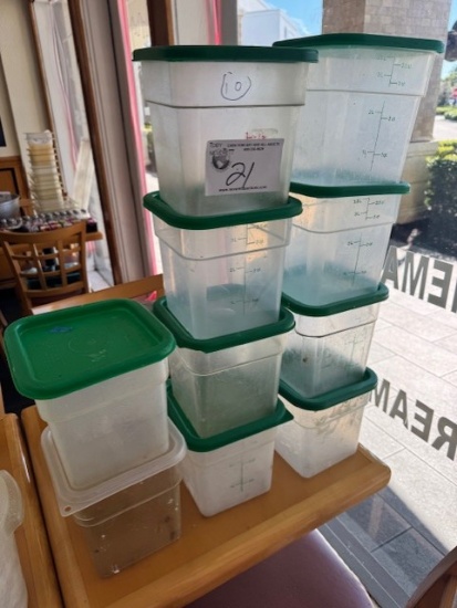 3.5 Quart Food Storage Containers with Lids