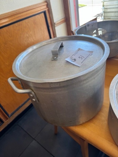 Aluminum Stock Pot with Lid