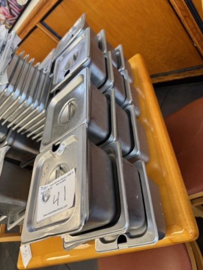 1/6 4" Stainless Inserts with Lids