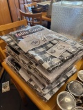 Black & White Vinyl Table Covers