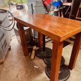 Wooden High Top Tables 30