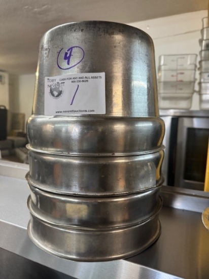 Large Round Stainless Inserts