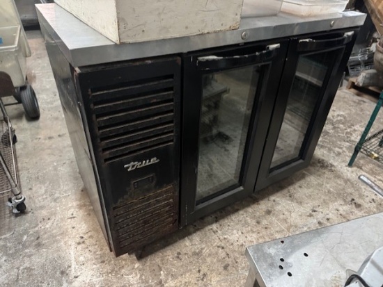 True 24"x48" Glass Door Back Bar