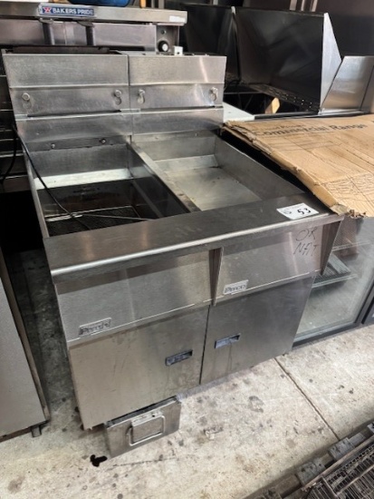Pitco Natural Gas Fryer w/ Dump Station & Filtration