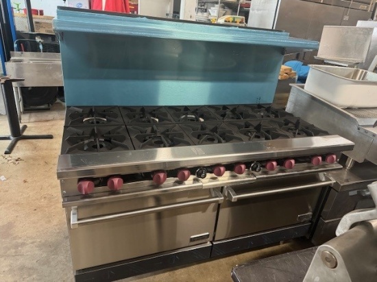 NEW Therma-Tek 60" 10 Burner Range wit Dbl Oven